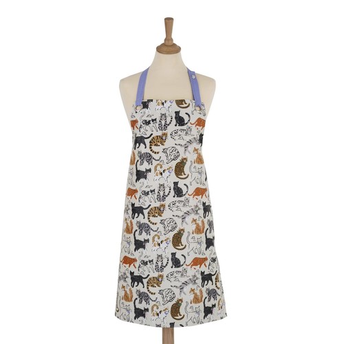 Feline friends apron pvc - feline,