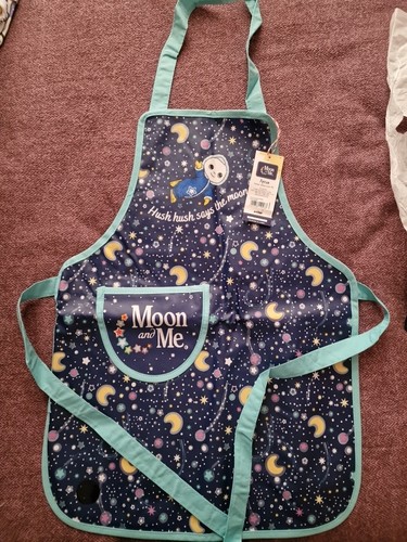 Moon and baby apron - moon,