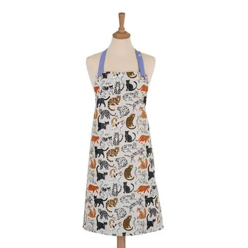 Feline friends pvc apron - feline,